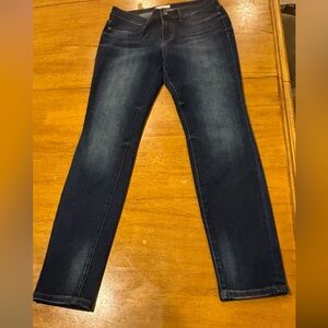 Lila Ryan Fremont Skinny Jeans Size 30 Dark Wash Mid Rise Stretch